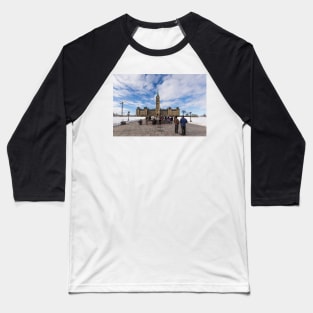 Canada's Parliament buildings in Ottawa Baseball T-Shirt